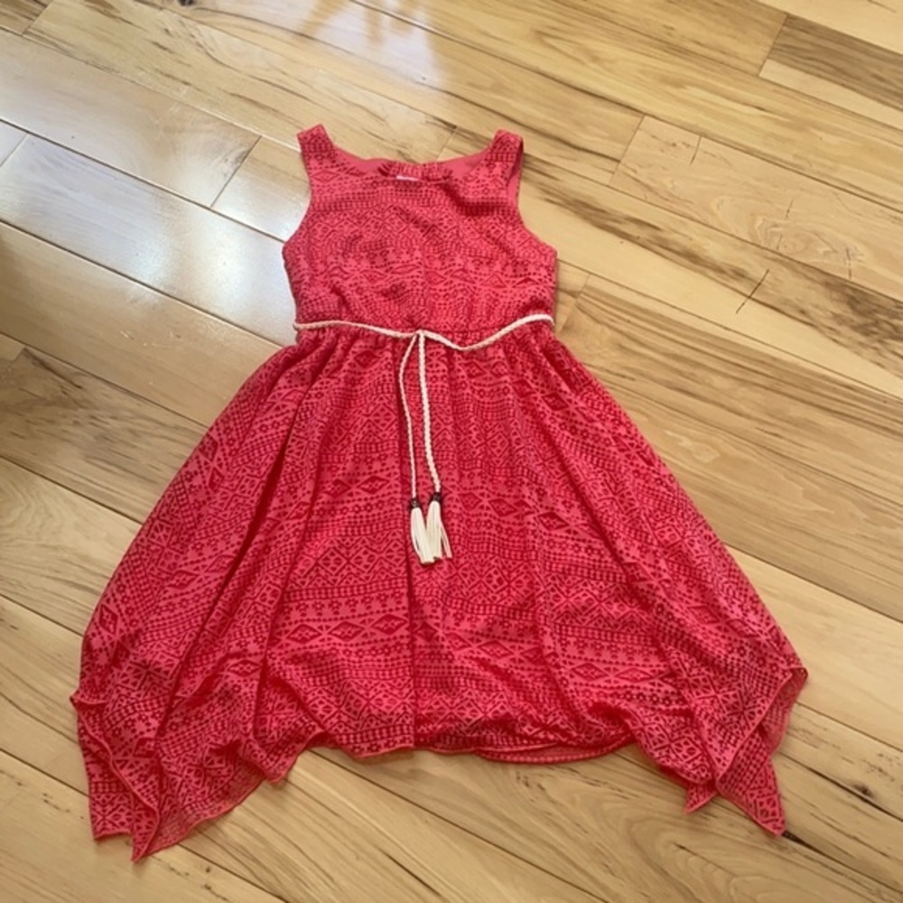 Bloome overlay shoulder chop out dress - euc